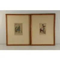 Elyse Lord, Parrakeets, Pair of etchings