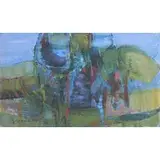 Gabriel Godard, Blue Landscape