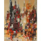 Max Günther, Quand y a du soliel, 1963, Oil on canvas