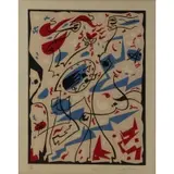 André Masson, Le Magie, 1961, Woodblock