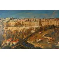 Kim Tkatch, Evening in Jerusalem, 2007, Oil on canvas