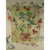 Miriam Schapiro, Tampa, 1983, Lithograph and fabric collage on paper