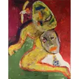 George McNeil, Shifting Love, 1981, Oil on canvas
