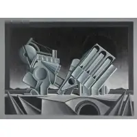 Valton Tyler, Ma Tau, 1975, Oil on Canvas