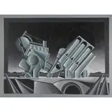 Valton Tyler, Ma Tau, 1975, Oil on Canvas