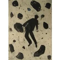 Richard Bosman, Meteor Man, 1985, Lithograph