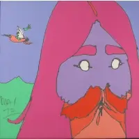 Bearded Man by Peter Max, Acrylic on canvas, sold Jul 2021