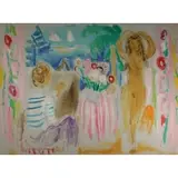 Bob Kane, Abstract Composition, Oil on canvas