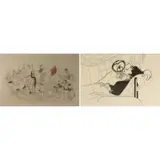 Al Hirschfeld, 'La Boheme, Grouping of two prints