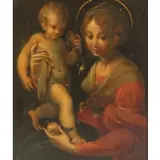Parmigianino, Madonna and Child, Oil on panel