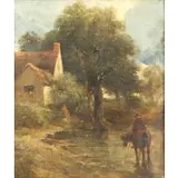 John Constable, Willy Lott's House, Oil on panel