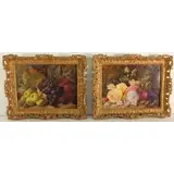 Vincent Clare, Still Lifes, Pair of oils on canvas