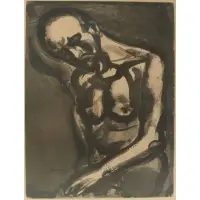 Georges Rouault, Le Dur Metier de Vivre, Engraving