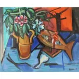 Ben Benn, Still Life with Wooden Fish