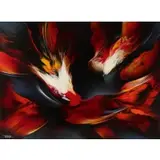 Firebird by Leonardo Nierman, Acrylic on masonite, sold Jun 2021