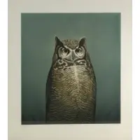 Beth Van Hoesen, Buster, 1982, Drypoint
