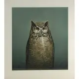 Beth Van Hoesen, Buster, 1982, Drypoint