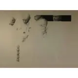 Joseph Piccillo, Studies for Transition II, 1971, Charcoal on paper