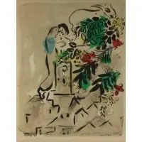 Ventes by Marc Chagall, Lithograph, sold Jun 2021