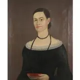 Ammi Phillips, Portrait of a Lady, Oil on canvas