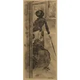 Edgar Degas, Mary Cassatt at the Louvre, Etching