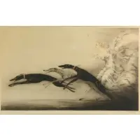 Speed II by Louis Icart, Etching, sold May 2021