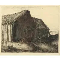 Warning Camp by Graham Sutherland, Etching, sold May 2021