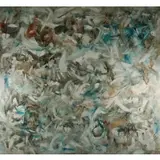 Dominick Turturro, Abstract Composition, Oil on canvas
