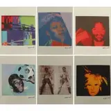 Andy Warhol, Georges Israel Editions blindstamps at lower left, Grouping of 6 Lithographs