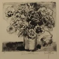 Audrey Flack, Desert Flowers, Lithograph