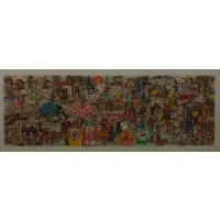 When the Circus Comes to Town by James Rizzi, 1988, 3-D Lithograph, sold May 2021