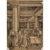 Presentation at the Temple by Albrecht Durer, Woodcut, sold May 2021