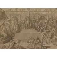 Nicholas Beatrizet, The Massacre of the Innocents, Etching