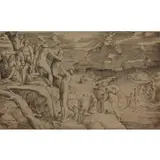 Battista Franco, Die Sinflut, Etching