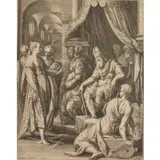 M Kager, Queen Esther, Engraving