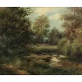Maurice Jacquet, Landscape, Oil on canvas