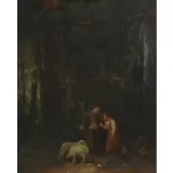 Albert Neuhuys, Genre Scene, Oil on canvas