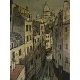 Charles Levier, Sacre-Coeur, Oil on canvas