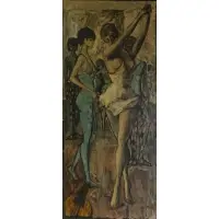 Le Ballet by Charles Levier, Oil on canvas, sold May 2021