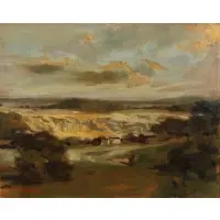 Aaron Shikler, Quarry Near Port Even, 1957, Oil on canvas