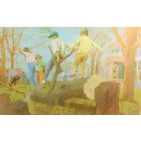 Illustration by Joseph Bowler, Casein on board, sold May 2021