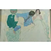 Illustration by Joseph Bowler, Casein on board, sold May 2021