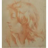 Jacques Dumont le Romain, Portrait of a Man, Sanguine on paper