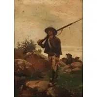 Paul Grolleron, French Mercenary, Oil on canvas