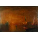 George Henry Bogert, Venetian Landscape, Oil on canvas