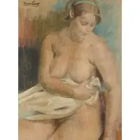 Nude by Francis Criss, Pastel, sold Apr 2021
