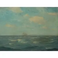 William Edward Norton, Seascape, Oil on canvas