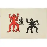Une Famille de la Bas by Alexander Calder, 1975, Lithograph, sold Apr 2021