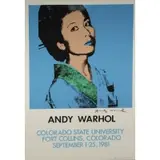 Kimiko Powers by Andy Warhol, Poster, sold Apr 2021