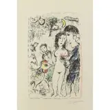 Recollections of Spring by Marc Chagall, Lithograph, sold Apr 2021